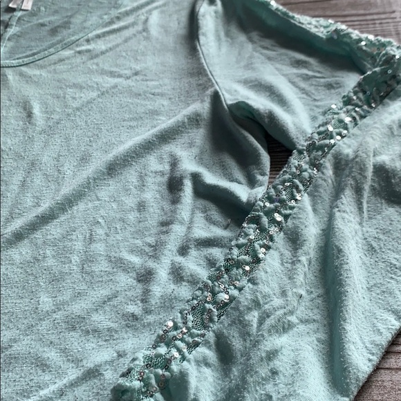 Vanity Sequin Sleeve Shirt - Picture 3 of 4